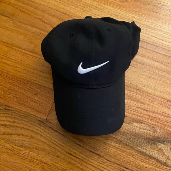 Nike Accessories - Nike Black Cap with White Swoosh